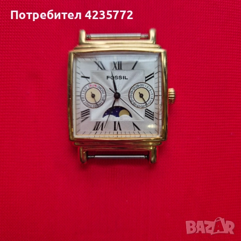 Оригинален кварцов лунен хронограф Fossil. 