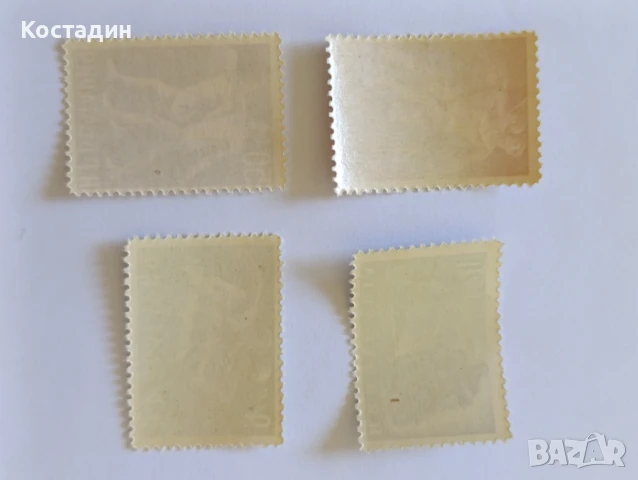 Пощенски марки България 1949 "готови за спорт,труд и отбрана" , снимка 6 - Филателия - 51041754
