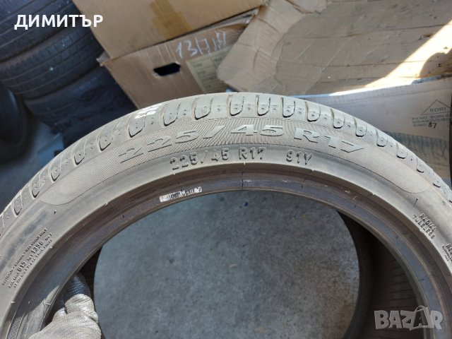 2бр.летни PIRELLI 225/45/17 91Y DOT 0420, снимка 8 - Гуми и джанти - 41817641