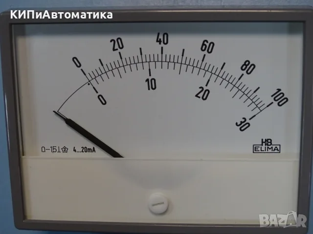 аналогов панелен индикатор H& B ELIMA moving coil panel meter 4-20mA, снимка 4 - Резервни части за машини - 56313046
