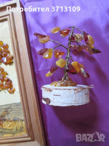 Картина и дърво-сувенир, балтийски кехлибар, снимка 3 - Декорация за дома - 42456251
