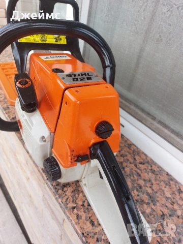 Резачка STIHL 026, снимка 6 - Градинска техника - 53690223