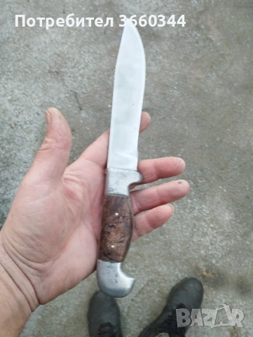 български нож Хан Тервел , снимка 3 - Антикварни и старинни предмети - 53525167