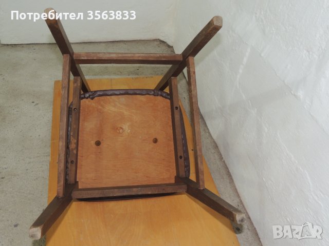 Стол - трапезен с дървени крака., снимка 10 - Столове - 42514688