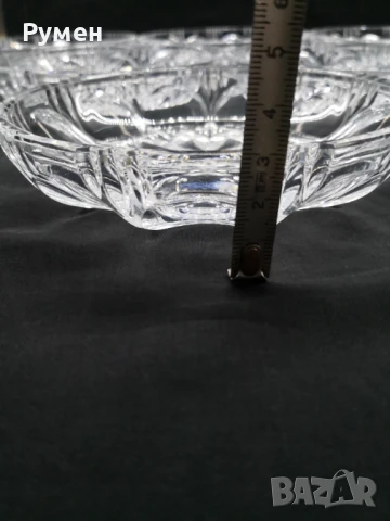 Кристални чинийки/плитки купи , снимка 11 - Сервизи - 51144719