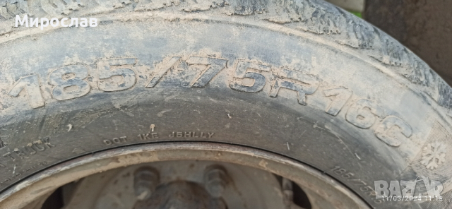 гума с джанта Форд транзит-двойна гума, снимка 3 - Гуми и джанти - 44730481