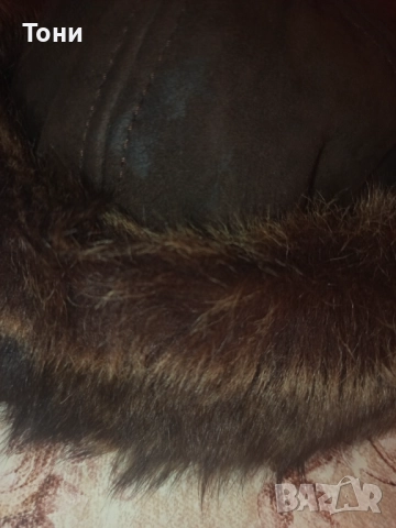 Нова Дамска Зимна Шапка от Естествен Косъм Норка , снимка 8 - Шапки - 52842653