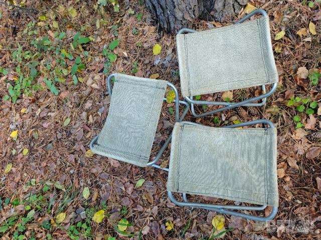 Продавам рибарски/ туристически сгъваеми столчета , снимка 2 - Спортна екипировка - 52108179