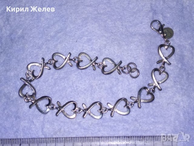 ШАРМАНТНА ДИЗАЙНЕРСКА ПОСРЕБРЕНА АРТ ГРИВНА от БЛАГОРОДНА СТОМАНА с ПЕЧАТ 925 За ПОСРЕБРЯВАНЕ 38734, снимка 2 - Гривни - 41741242