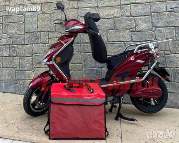 Електрически Скутер 2000W,60V,20aH+Управление като велосипед+ЛИЗИНГ+Документи за регистрация за 2025, снимка 3 - Мотоциклети и мототехника - 40679040