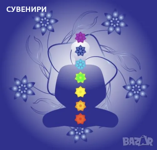 Тъмно синя свещ 6та Чакра (Аждна)- НАДЕЖДА 60 часа горене, снимка 3 - Декорация за дома - 48701533