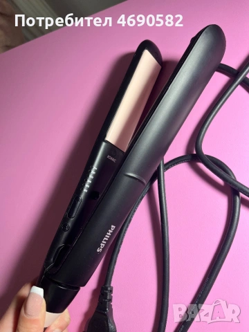 Преса за коса с керамични плочи с кератин