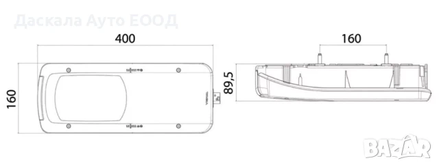 Стоп за Даф DAF XF-CF с букса 2013г.+ , снимка 3 - Части - 50639754