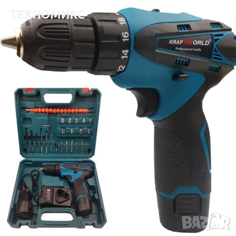 Немски Акумулаторен Двускоростен Винтоверт 36V , 5.0Ah