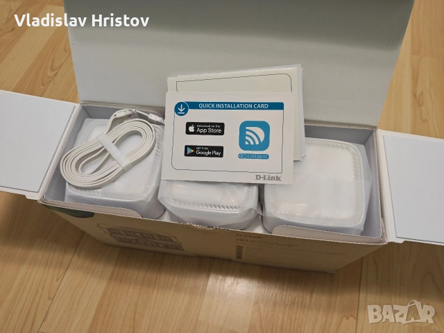 Система Wi-Fi Mesh D-Link COVR-1103 AC1200 Dual Band Gigabit - 3 Pack, снимка 2 - Рутери - 53276247