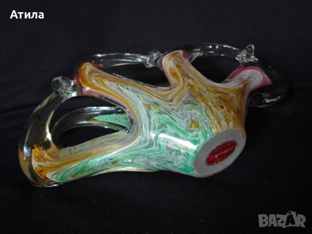 салфетник стъкло 12/20 см, снимка 4 - Декорация за дома - 50709698