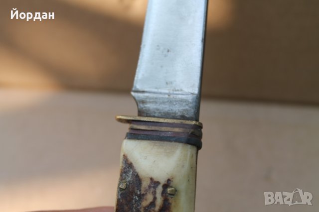 Немски ловен нож ''Omega Solingen'', снимка 11 - Антикварни и старинни предмети - 41532293