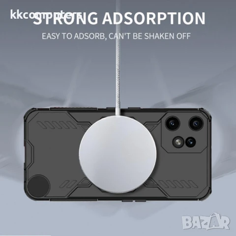 Nothing CMF Phone 2 Pro Удароустойчив Magnetic /Butterfly Armor Hollow Heat Dissipation /PC + TPU Ка, снимка 6 - Калъфи, кейсове - 50845328