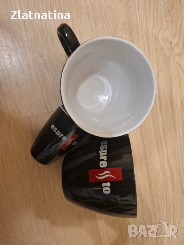 Две чаши за капучино и латиера, снимка 2 - Чаши - 53342615