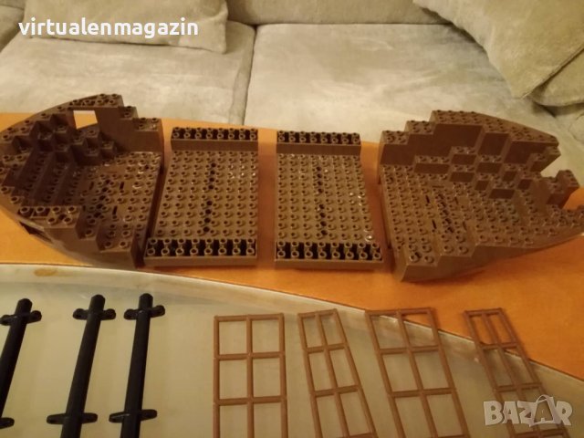 Основа и части за кораб Лего пирати 6285 - Black Seas Barracuda - Lego Pirates, снимка 2 - Колекции - 38619796