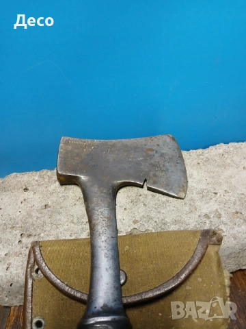 Стара руска изцяло метална туристическа секира 1965г., снимка 7 - Други ценни предмети - 53476880