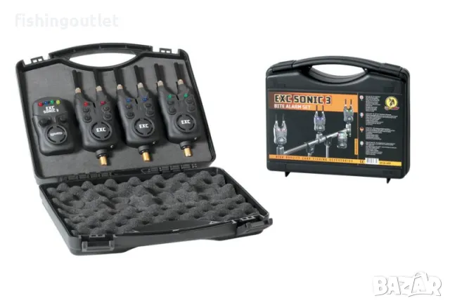 Шаранджийски сигнализатори BITE ALARM SONIC 3+1, снимка 2 - Такъми - 34593537