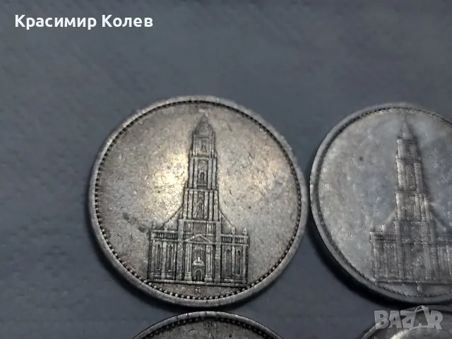 Немски монети трети Райх - 4 бр, снимка 7 - Нумизматика и бонистика - 56011456