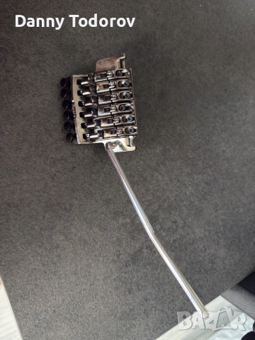 Ibanez Original Edge Tremolo Bridge (Made in Japan / Gotoh) – Cosmo Black + Ръчка, снимка 12 - Китари - 55874291