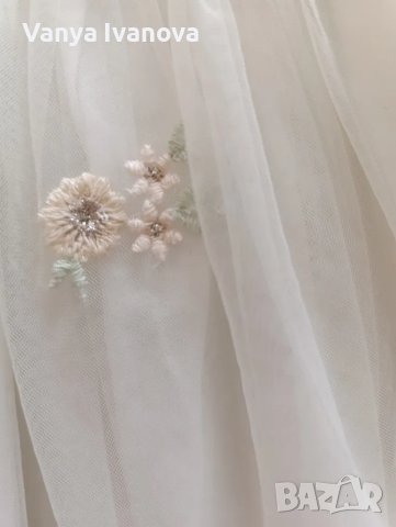 Next разкошна рокля на цветя и тюл , снимка 12 - Бебешки рокли - 49244281