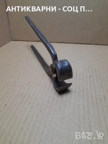 Соц Стари Ръчно Ковани Клещи Керпедени., снимка 3 - Антикварни и старинни предмети - 48551154