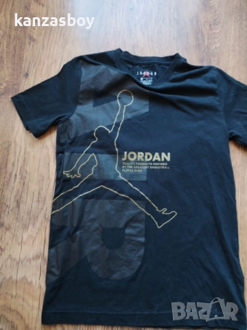 nike jordan - страхотна юношеска тениска 147-163см., снимка 4 - Детски тениски и потници - 53643946
