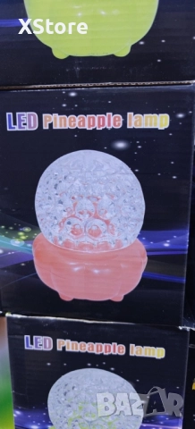 Коледна кристална въртяща се топка LED светлина, снимка 3 - Декорация за дома - 52441088