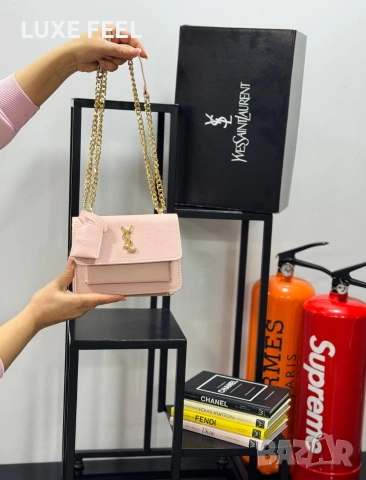 Yves Saint Laurent 💎Страхотно Чанти , снимка 9 - Чанти - 53471805