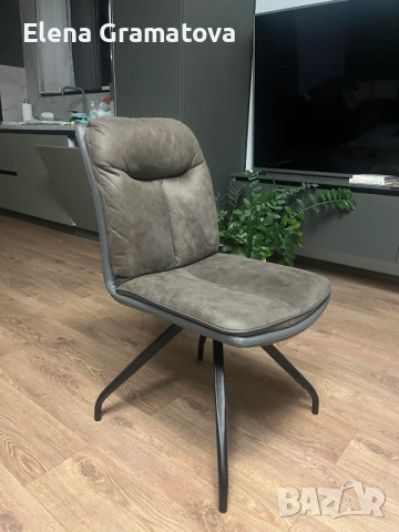 трапезни столове 46/66/88 метални крака, еко кожа и дамаска, снимка 4 - Столове - 53381999