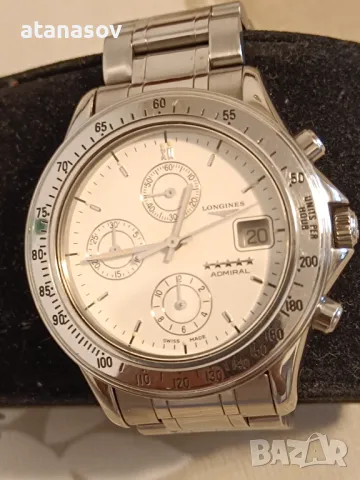 Longines admiral automatic chronograph, снимка 9 - Мъжки - 49537453
