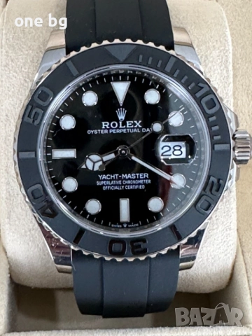 Rolex YACHT Master / Silver, снимка 9 - Мъжки - 38650725