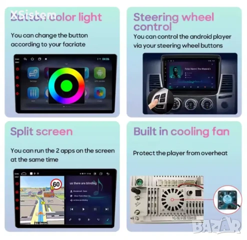 Андроид за Ford C-MAX Kuga 2 Escape 3 2012 - 2019, снимка 6 - Аксесоари и консумативи - 53207018