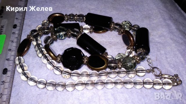 РАЗКОШНО СТИЛНО КРИСТАЛНО ВЕЧЕРНО КОЛИЕ ОГЪРЛИЦА ЧИСТ ПЛАНИНСКИ ШЛИФОВАН ЮВЕЛИРНО КРИСТАЛ 34530, снимка 6 - Колиета, медальони, синджири - 39082430