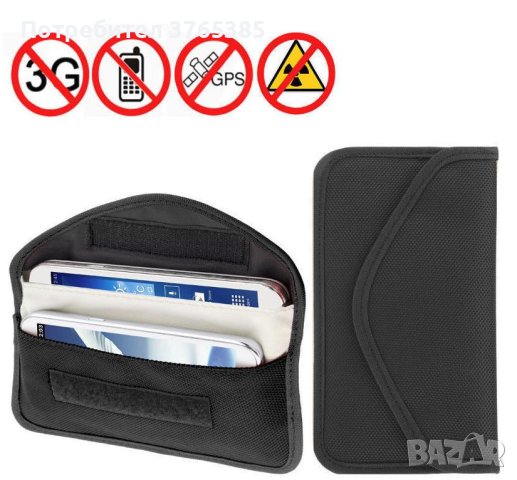 AнтиДетектор GSM АнтиРадиация 7.5" Смартфон Калъф Заглушител GPS Защита Проследяване / Позициониране