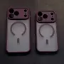 iPhone 18 Pro Max /iPhone 18 Pro гръб матов полупрозрачен dark cherry , снимка 4