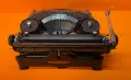 Антична Безшумна Пишеща Машина Remington Noiseless Made in USA Португалска Клавиатура 1931 година !, снимка 6