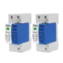 AC SPD 1P+NPE 275V 40kA T1+T2 защита от пренапрежение, снимка 2