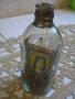 Реликва Старинна-1948г-Икона в Бутилка-Антикварна-Ръчно Изделие, снимка 8