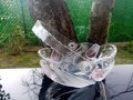 * Walther Glass * - кристална фруктиера !, снимка 1 - Декорация за дома - 41544436