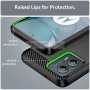 Motorola Moto G53 Противоударен Силиконов Гръб - Карбон, снимка 8