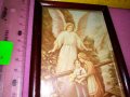 1933г. СТАРА КАРТИЧКА АНГЕЛ-ХРАНИТЕЛ ЧЕРНОБЯЛА в РЕТРО РАМКА с ПАМЕТЕН НАДПИС на ГЪРБА 42826, снимка 7