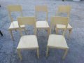 Дървени столове - 5 броя 