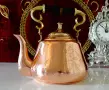 Меден чайник,чиста червена мед,приказен. , снимка 1