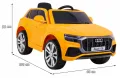 Audi Q8 12V – Детски акумулаторен джип, Жълт, EVA гуми, снимка 3