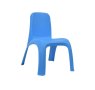 Детски пластмасов стол, без подлакътници, син, 38x44x52см, снимка 1 - Мебели за детската стая - 42493447